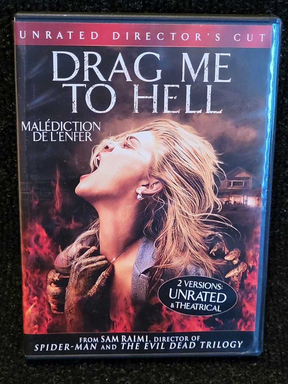 DRAG ME TO HELL Unrated Director's Cut DVD Sam Raimi Alison Lohman Justin Long